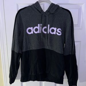 Adidas purple hoodie